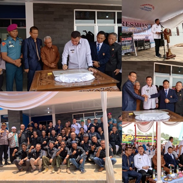 Balai Wartawan Diresmikan, Bupati Pesawaran: Insan Pers Membantu Pemerintah