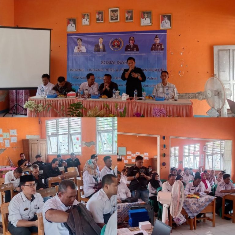 Banyak Keluhan Oknum Wartawan, PWI, Kejari, Polres Pesawaran Lakukan Sosialisasi dan Penyuluhan Hukum