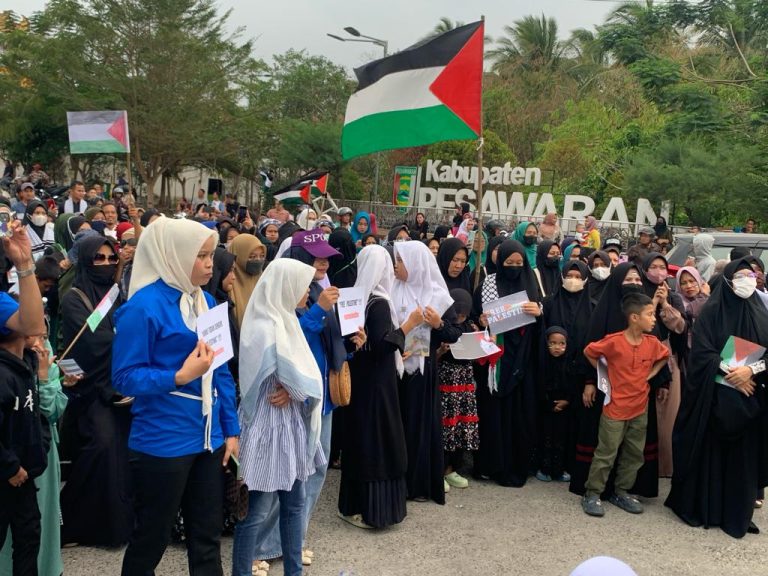 KNPI Bersama Karang Taruna dan OKP Gelar Aksi Solidaritas Bela Palestina