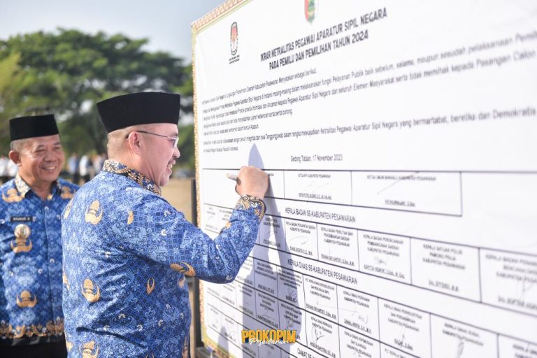 Songsong Pemilu 2024, Sekdakab Pesawaran : Jaga Netralitas