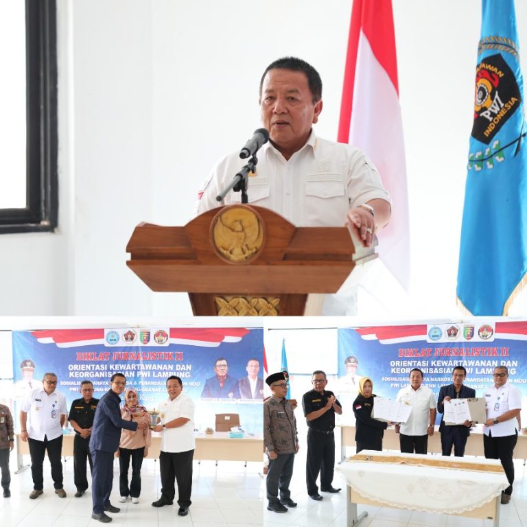 Gubernur Lampung Buka Diklat Wartawan Muda PWI Angkatan II Tahun 2023 