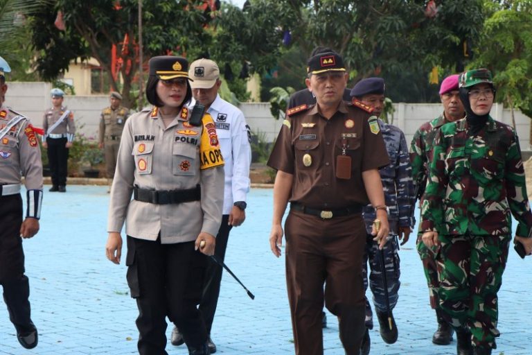 Gelar Pasukan Operasi Lilin Krakatau 2023, Polres Pesawaran Siap Amankan Perayaan Nataru