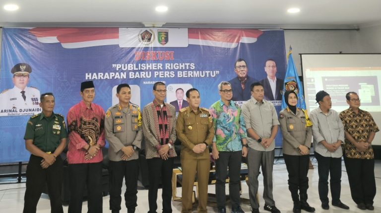 Gelar Diskusi Perpres No 32 Tahun 2024, Ketua PWI Lampung: Publisher Rights Untuk Siapa?
