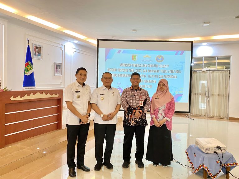 Antisipasi Serangan Siber, Pemkab Pesawaran Gelar Workshop Pengelola CSIRT dan Bimtek Cyber Drill