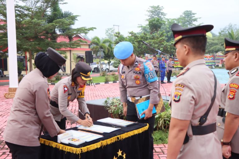 Sejumlah PJU Polres Pesawaran Dirotasi