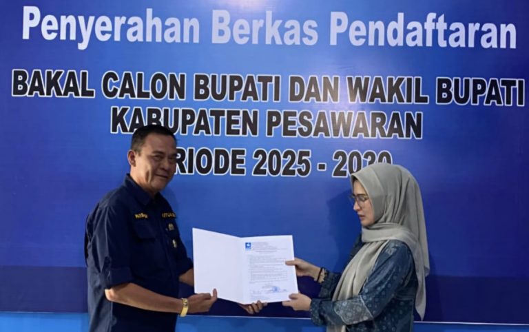 Terima Surat Tugas Dari DPD PAN, Nanda Indira Siap Bangun Pesawaran Lebih Baik Lagi