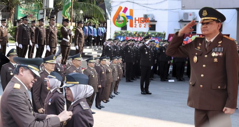 Kejati Lampung Gelar Upacara HBA ke- 64