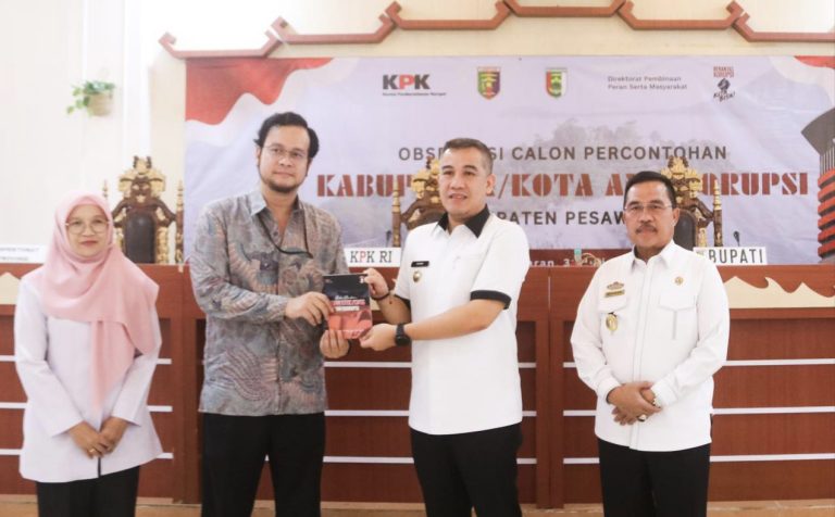 Pesawaran Bakal Jadi Percontohan Kabupaten Anti Korupsi di Lampung