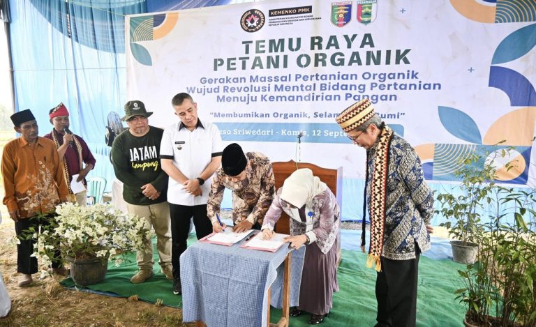 Bupati Dendi: Pemkab Pesawaran Komitmen Mendukung Penuh Pengembangan Pertanian Organik