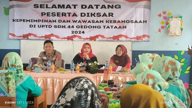 UPTD SDN 44 Geta Gandeng Polres Pesawaran Gelar Diksar Kepemimpinan dan Wawasan Kebangsaan 