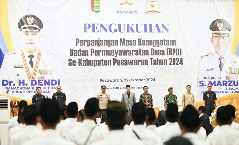 Sebanyak 1024 Anggota BPD di Pesawaran Perpanjangan Masa Jabatan