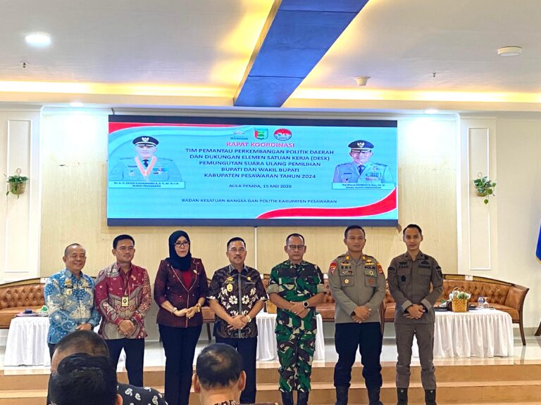 Jelang PSu Pemkab Pesawaran Gelar Rakor Fokus Keamanan Jelang Pencoblosan