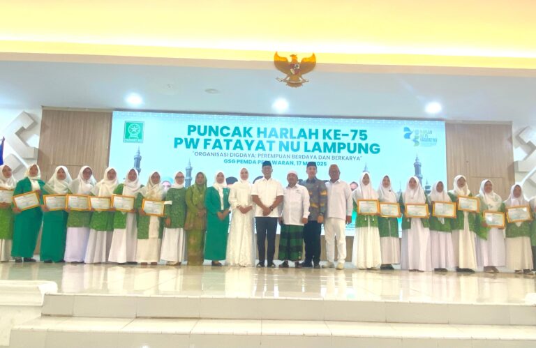 Pesawaran Tuan Rumah Perayaan Harlah ke-75 Fatayat NU Lampung