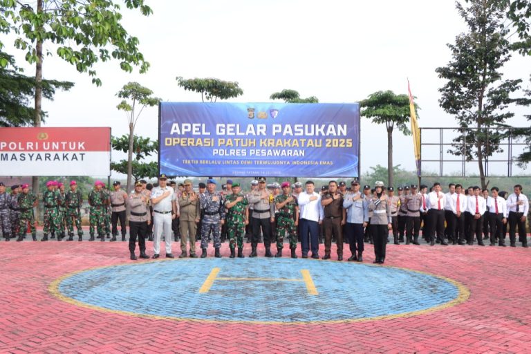 Satlantas Polres Pesawaran Lakukan Oprasi Patuh Krakatau, Delapan Pelanggaran Akan Diperiksa dan Ditilang  