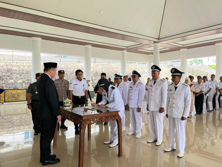Enam PJ Kepala Desa di Pesawaran Resmi Dilantik