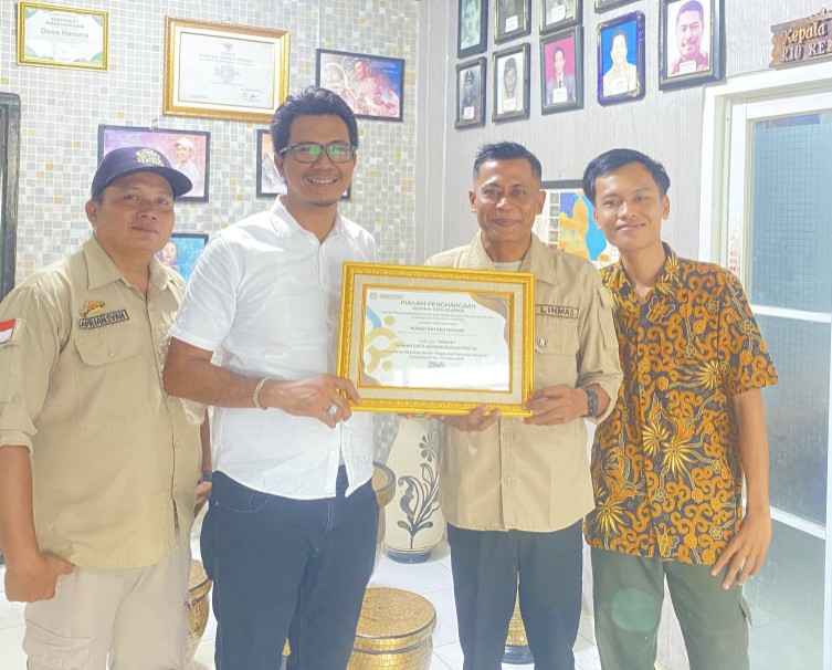 Desa Hanura Pesawaran Dapatkan Penghargaan Terbaik dari Kementerian BKKBN