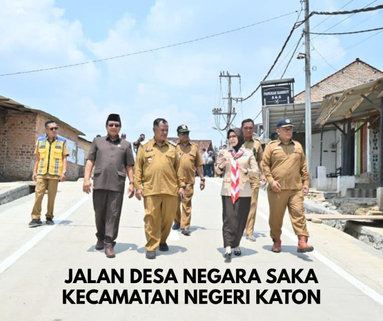 Peningkatan Dua Ruas Jalan di Pesawaran, Ekonomi Warga Meningkat