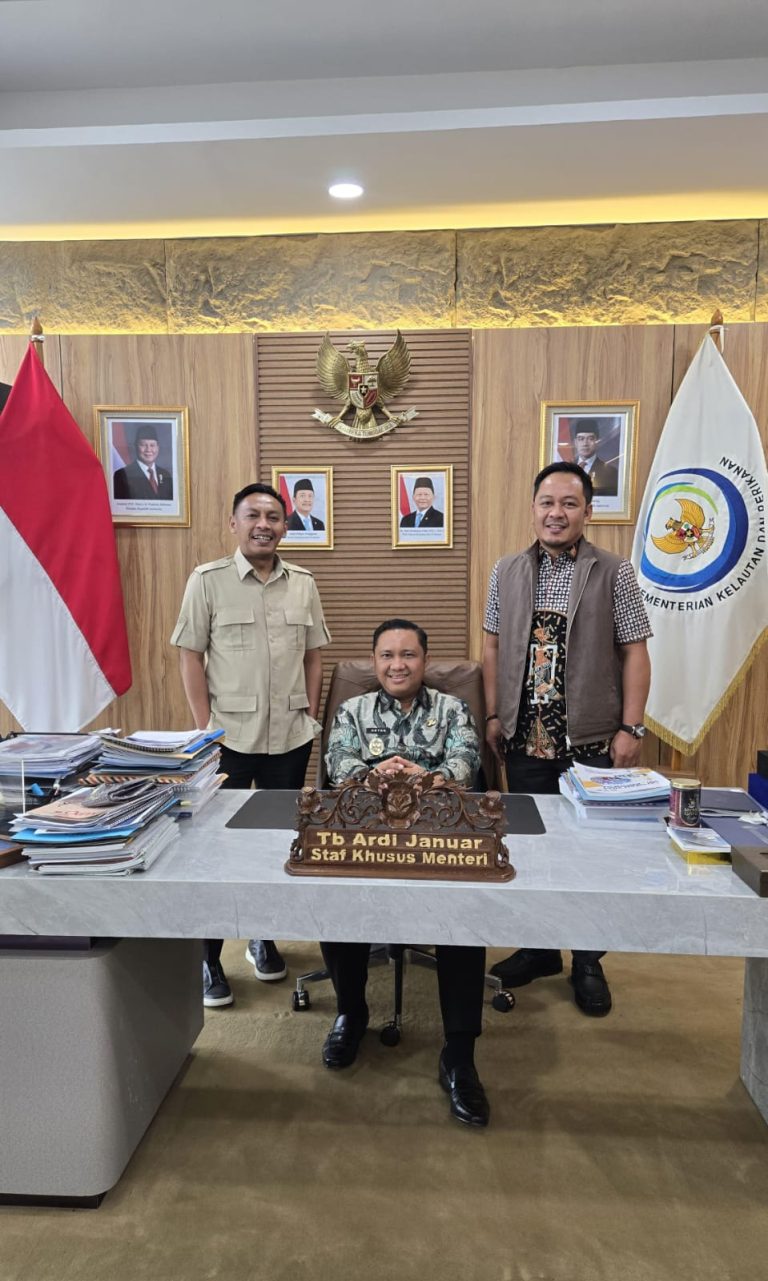 Pemkab Pesawaran Dorong Pembangunan Kampung Nelayan, Wabup Antonius Lakukan Koordinasi ke Kementerian KKP