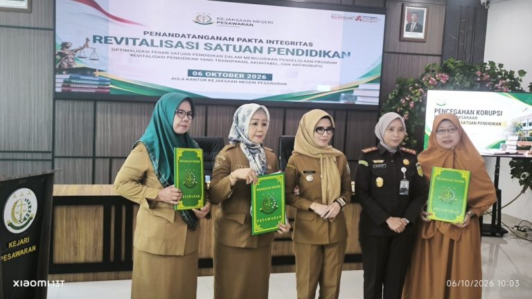 Kejari Pesawaran Dorong Program Revitalisasi Pendidikan Transparan dan Akuntabel